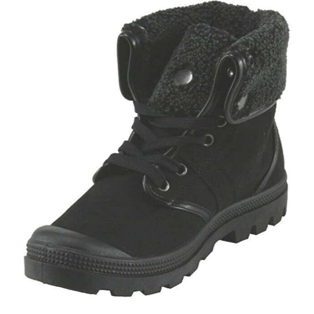 Refresh Women's Evan-01 Faux Suede Cap-Toe Flip-top Ankle Boots Size 10